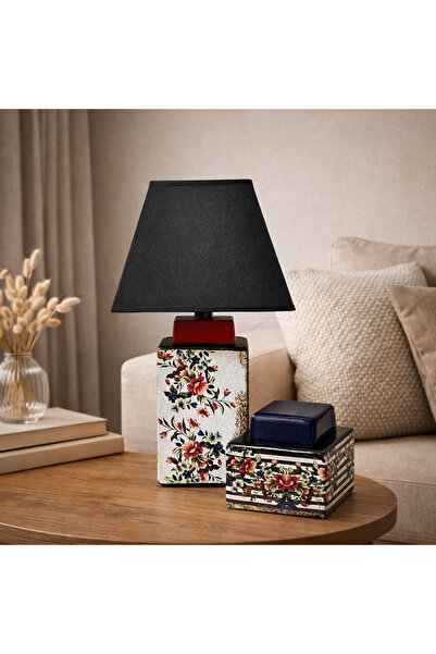 MARS CONCEPT RENKLİ SERAMİK ABAJUR VE AKSESUARI