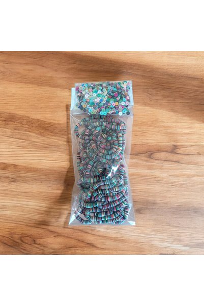 CANERLER Colorful Sequins |   100g | 6mm |   Array |   Oya Handmade Embroidery Bracelet Mixed Color