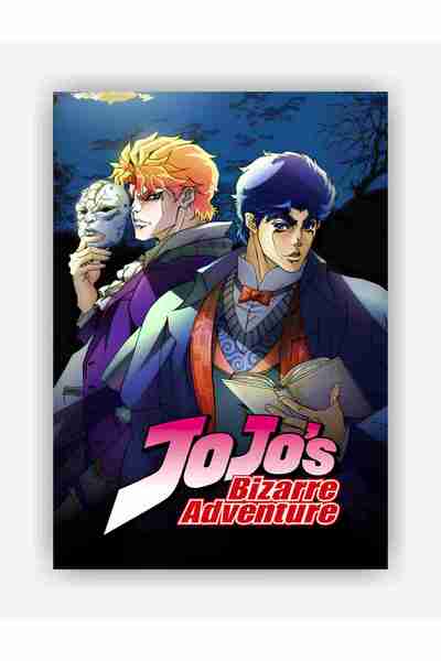 Jojo's Bizarre Anime Hd Manga Wall Poster - Thick Paper - Frameless