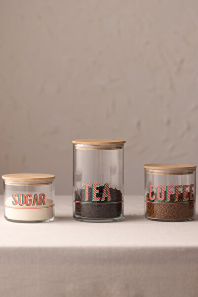 Rakle Retro Jar Set of 3 Jars 1050 Cc/ 600 Cc/ 535 Cc