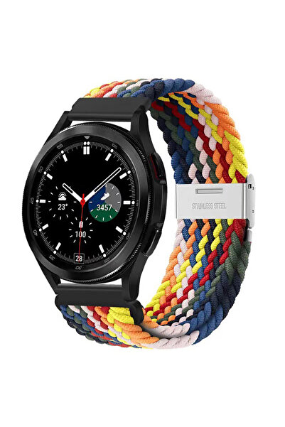 OEM Λουράκι έξυπνου ρολογιού, πλάτος 20 mm, ρυθμιζόμενο, ελαστικό υφασμάτινο ...