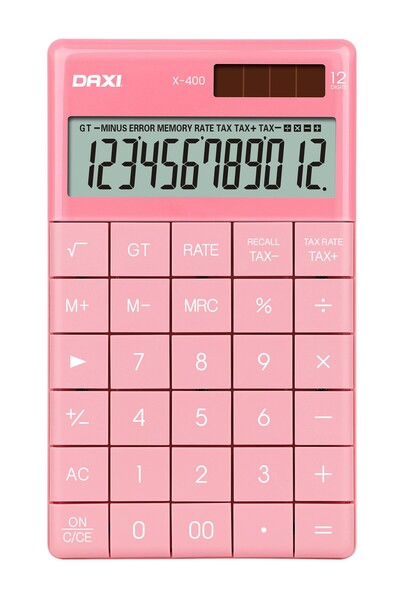Daxi X-400 Pembe Renk , Sınırlı Üretim Hesap Makinesi