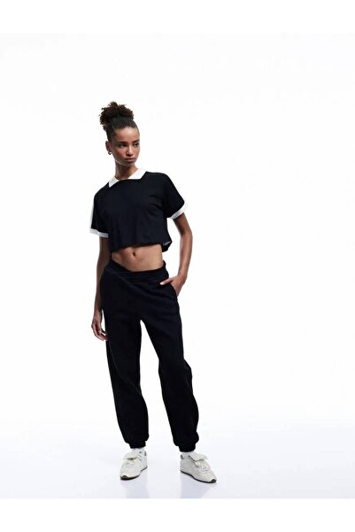 Koton Fermuarlı Cepli Beli Lastikli Şardonlu Jogger Eşofman Altı