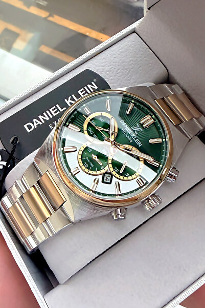 Daniel Klein Exclusive Erkek Kol Saati 3 Atm Su Geçirmez İki Renk Çelik Kordo...