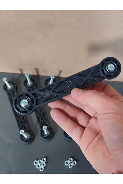 KAYRA LEATHER CRAFT 4 Adet Beşik Sallama Aparatı (İki Delik Arası 14.5 cm) Si...