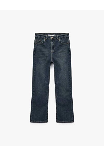 Koton Pantaloni de damă din denim 6Wal40035Md