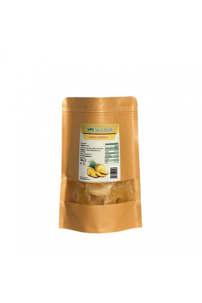 OEM Ananas rondele confiat 500g – gust exotic, dulce-acrisor – ambalaj SmartZ...