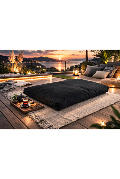 PUFBU Büyük Yer Minderi 70x120x10 cm — Sert Süngerli Zemin Minderi TV, Balkon...