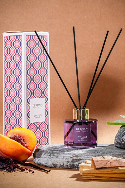 THE GROOVE Peachy Vanilla 100 ml Silindir Çubuklu Oda Kokusu Parfümü Mor Doux...
