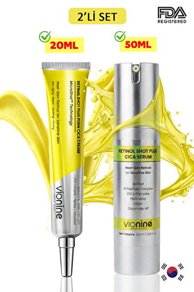 Vio nine Retinal & Retinol MicroShot™ Plus Set - 20 ML Krem + 50 ML Serum Mad...
