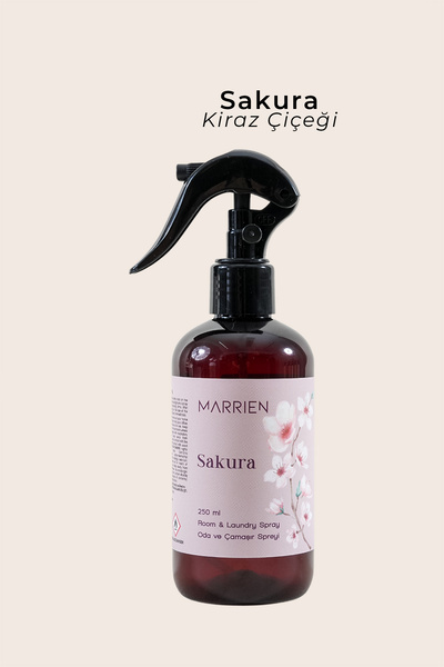 Marrien Sakura Oda Ve Çamaşır Spreyi 250 ml- Kalıcı ve Dekoratif Kiraz Çiçeği...
