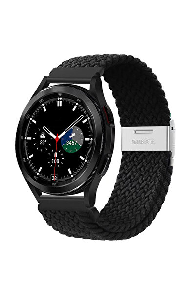 OEM Λουράκι έξυπνου ρολογιού, πλάτος 22 mm, ρυθμιζόμενο, ελαστικό υφασμάτινο ...