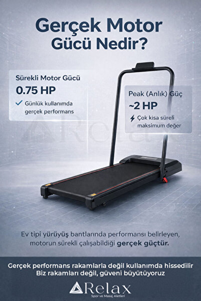 Relax Bluetoothlu Uzaktan Kumandalı Portatif Yürüme Ve Koşu Bandı RL-890