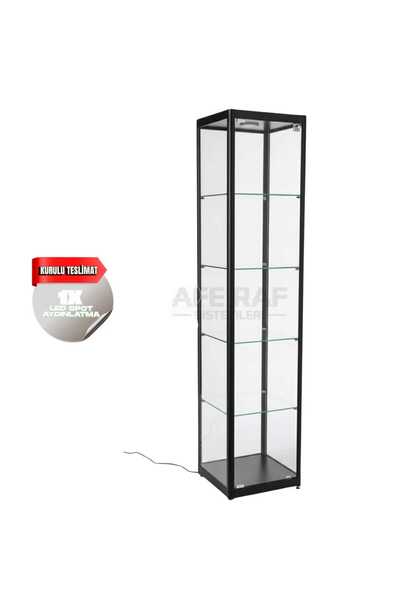 AFE DEKOR KURULU TESLİMAT, 40x40x175,CAMLI DOLAP, CAMLI VİTRİN, KOLEKSİYON DO...