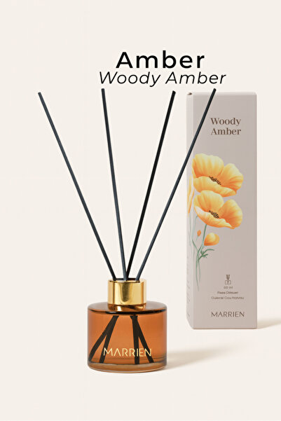Marrien Woody Amber Çubuklu Oda Kokusu 100 ml- Kalıcı ve Dekoratif Yasemin & ...