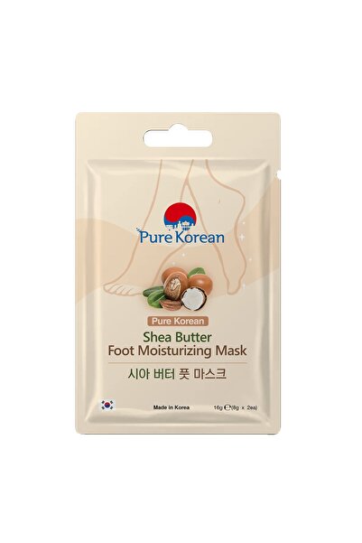 PURE KOREAN Shea Butter Foot Moisturizing Maske