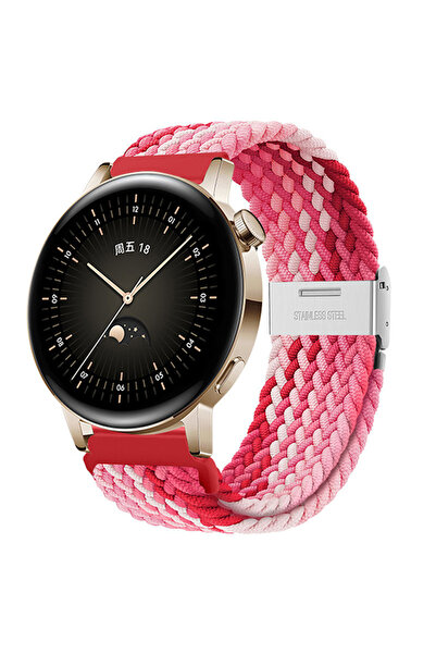 OEM Λουράκι έξυπνου ρολογιού, πλάτος 20 mm, ρυθμιζόμενο, ελαστικό υφασμάτινο ...