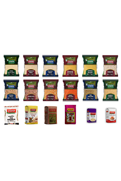YAZAR 18'li Kumanya Gıda Ziyafet Paketi 103