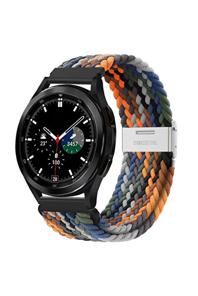 OEM Λουράκι έξυπνου ρολογιού, πλάτος 20 mm, ρυθμιζόμενο, ελαστικό υφασμάτινο ...