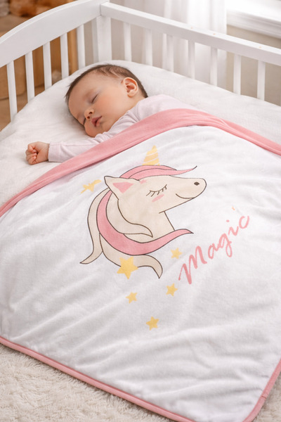 Miespiga Unicorn Baby Blanket 75x100