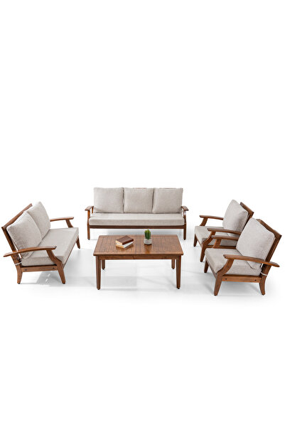 YASÜ Balkon Bahçe Teras Takım Mobilyası Oturma Grubu Masa Sandalye Berjer Kan...