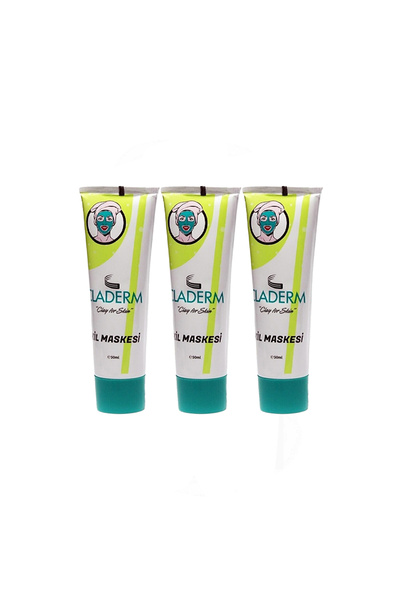 Claderm 50ml Tube Clay Mask 3-Pack Advantage