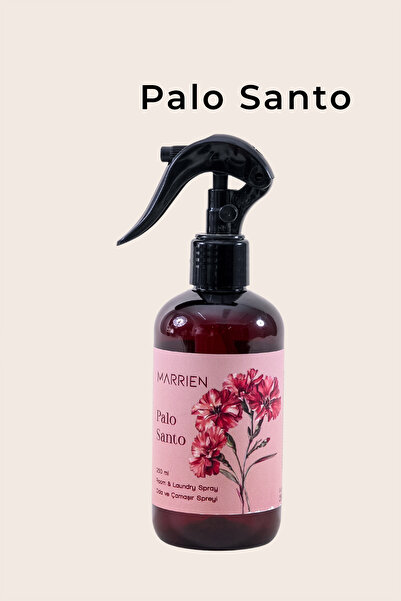 Marrien Palo Santo Oda Ve Çamaşır Spreyi 250 ml- Kalıcı ve Dekoratif Tütsü Et...