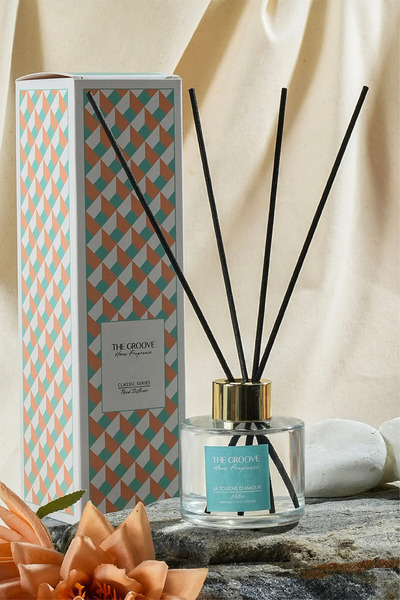 THE GROOVE Vanilla Blossom 100 ml Silindir Çubuklu Oda Kokusu Parfümü Şeffaf ...