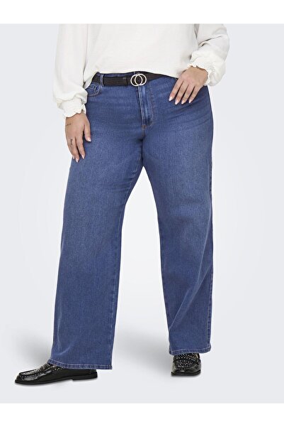 Only Carmakoma Weitem ile Jeans Bein CARSNOW Hohe Taille Weiter Beinschnitt J...