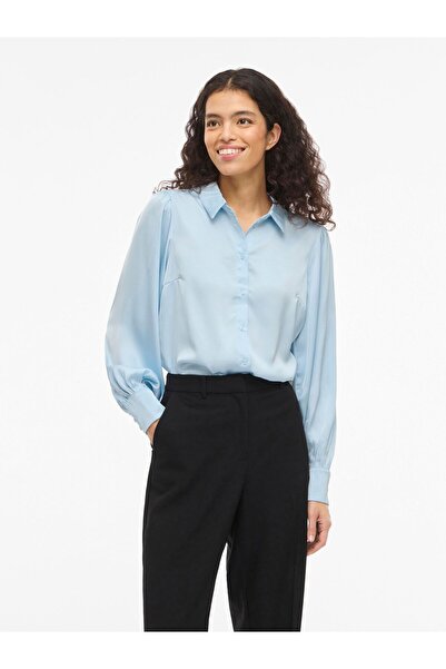 VILA Hemd VIENNA Ballonärmel