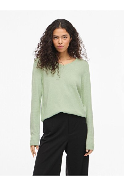 VILA Strickpullover VIRIL V-Ausschnitt