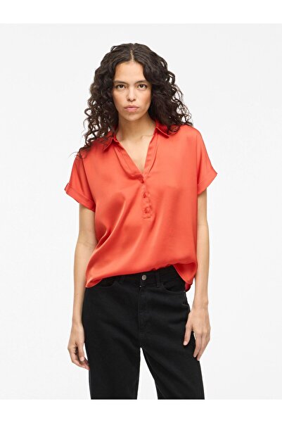 VILA Hemd VIENNA Kurzarm