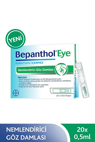 Bepanthol Eye Nemlendirici Göz Damlası Tekli Doz 20x0.5ml