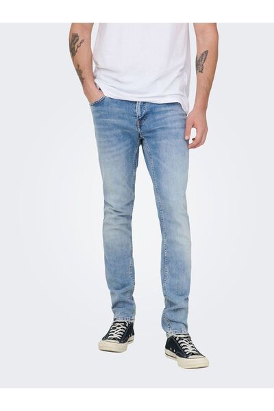 Only & Sons Slim Fit Jeans ONSLOOM Niedrige Taille Slim Fit Jeans