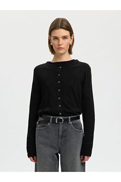 Selected Femme Strickjacke 100% Merinowoll