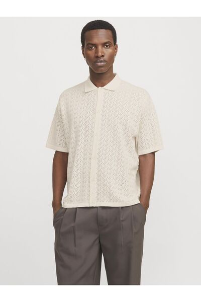 Jack & Jones Gestricktes Hemd Strukturiert Gestricktes Hemd