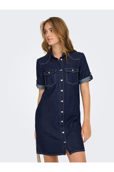 ONLY Jeanskleid ONLLISA Kurzes Kleid