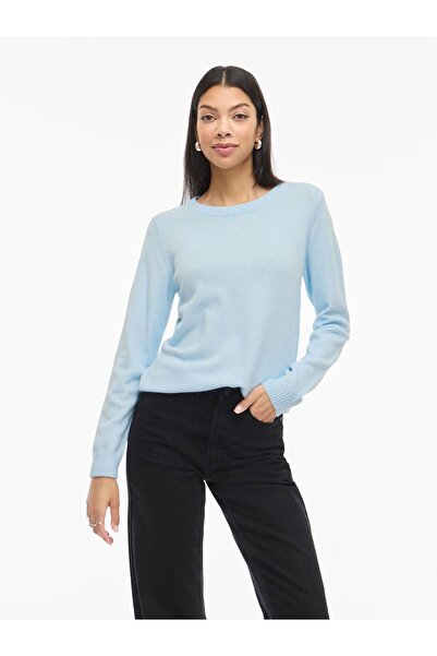 VILA Strickpullover VIRIL Rundhals