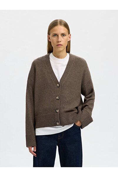 Selected Femme Strickjacke Wollgemisch