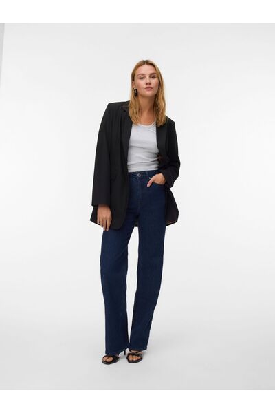 Vero Moda Weit geschnitten VMTESSA Hohe Taille Weiter Beinschnitt Jeans