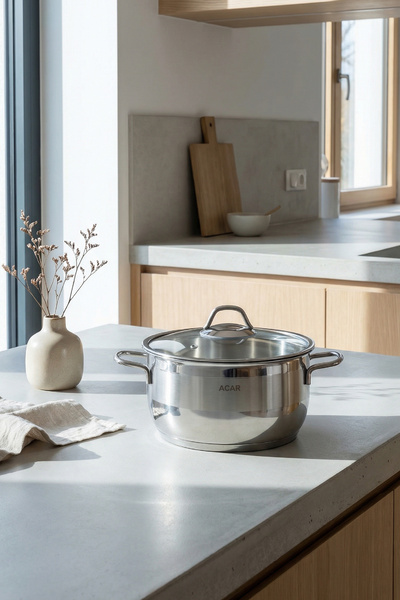 ACAR Oală adâncă din oțel de carat - 24 cm