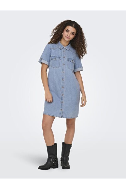 ONLY Jeanskleid ONLLISA Kurzes Kleid