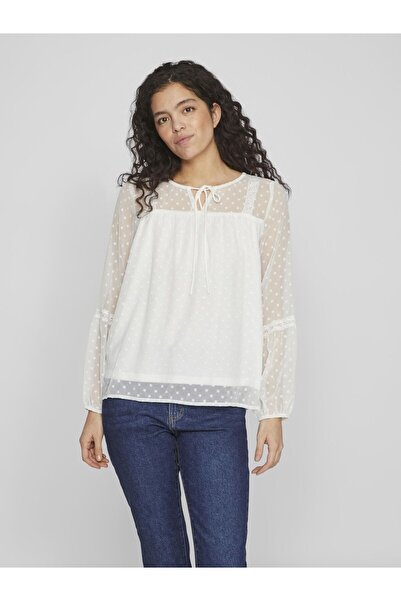 VILA Langarmbluse VIEDEE Gemustertes