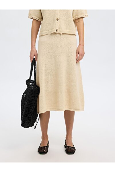 Selected Femme Strickrock Baumwollmix