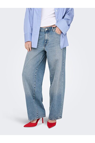 ONLY Straight-Fit jeans ONLGIORGIA Mittlere Taille Gerade geschnitten Jeans