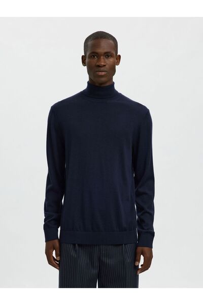 Selected Homme Rollkragenpullover 100% Merinowoll