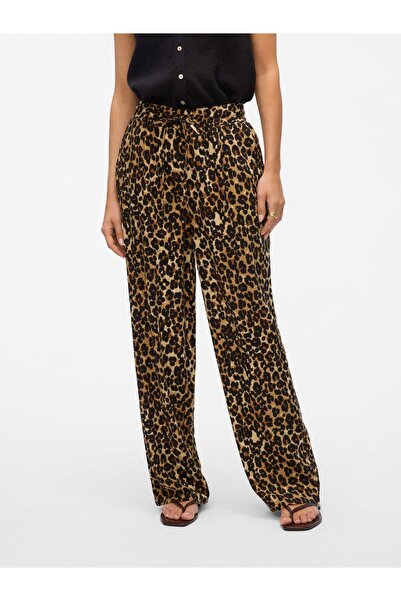 Vero Moda Hose mit weitem Beinschnitt VMJESMILO Mittlere Taille Hose