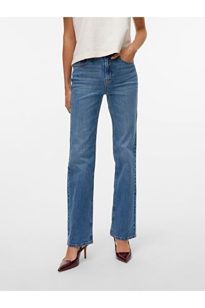 Vero Moda Straight-Fit VMTESSA Hohe Taille Gerade geschnitten Jeans