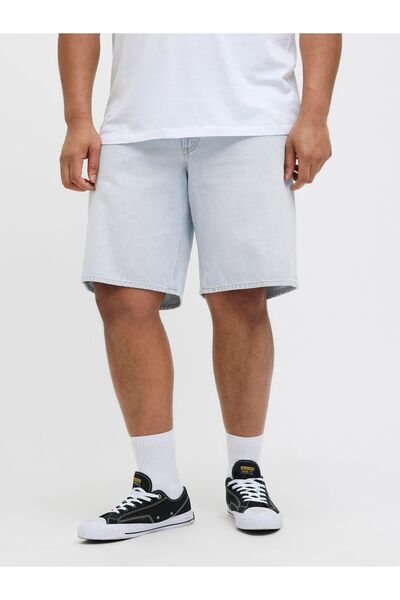 Jack & Jones Plus Jeans-Shorts Plus Size Loose Fit Jeans-Shorts