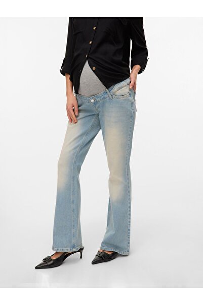 Vero Moda Maternity Umstandsjeans mit Schlag Ausgestellt Jeans